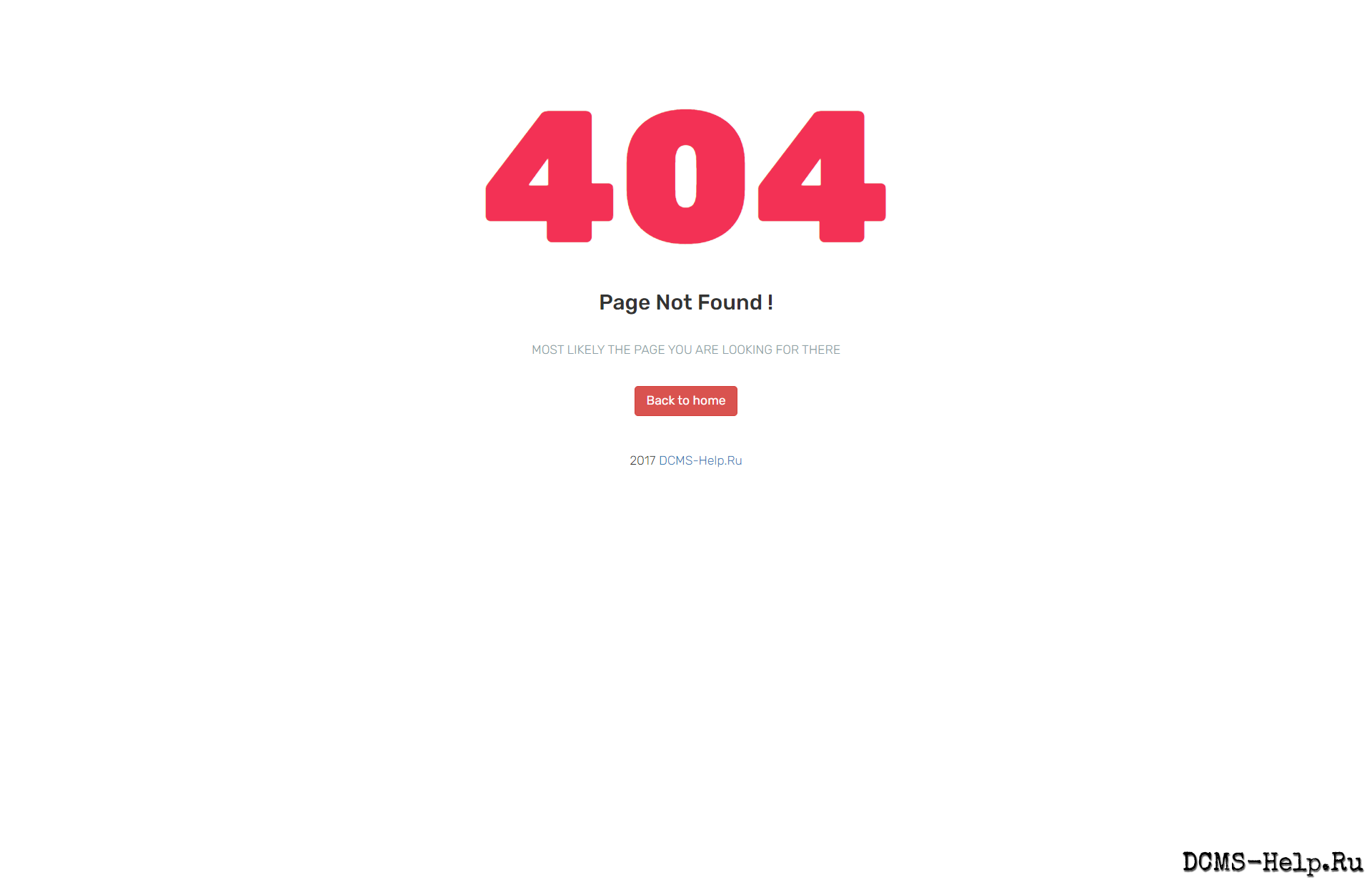 Светлая Bootstrap 3 адаптивная страница информирующая об отсутствующей странице с демонстрацией ошибки 404 выделенной крупным шрифтом ярко красного цвета.
* Bootstrap v3.3.7, HTML Files, CSS Files, JS Files.