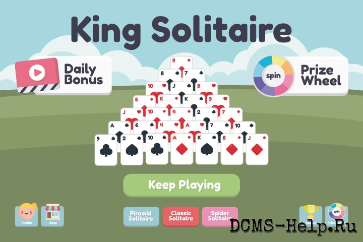 Представляем набор графических элементов King Solitaire. Создайте карточный пасьянс – головоломку с двумя вариантами действий. Сосредоточьтесь на самом главном – создании уровней, настройке механик и внутриигровой рекламы. Набор состоит из основной колоды (черви, пики, трефы, бубны), дополнительных бонусных карт в стиле пиксельной графики для покера, 8 настраиваемых окон (старт, игра, магазин, проигрыш, выигрыш, профиль, колесо, очки). Настройте просмотр видео для игровых монет и возможность их покупки.

Трансформируйте детали векторной графики, меняйте цветовую схему, создавайте бесконечное количество уровней, новых персонажей, добавляйте новые виды монетизации, настраивайте дополнительные способы связи и многое другое.

Графика: 2D, векторная;
Количество: 8 пользовательских окон, 164 игральных карты (52 основные карты, 112 бонусных покерных карт);
Формат: AI, EPS, PNG.
Важно! Для использования графики необходим векторный редактор со слоями. Готовые страницы сохраняются только в форматах AI и EPS. В формате PNG сохраняются только отдельные фрагменты.